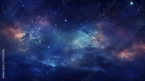 Obraz Galexy and star Look like a dreamy Background