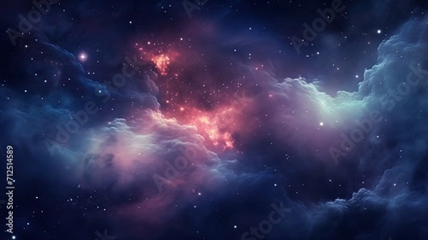 Obraz Galexy and star Look like a dreamy Background