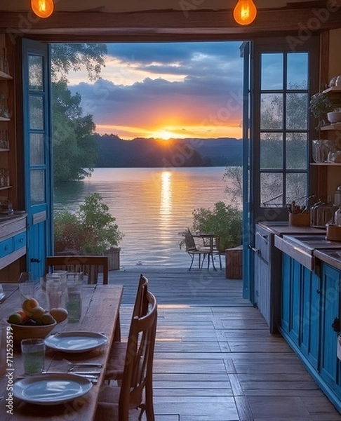 Obraz Dinning Room Sunset