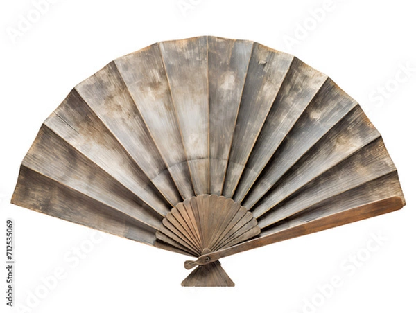Fototapeta Vintage Fan Blade, isolated on a transparent or white background