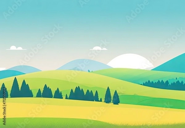 Fototapeta Wheat fields along the Pamir Highway, Tajikistan
