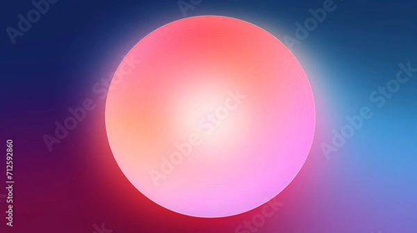 Fototapeta smooth gradient circle abstract art