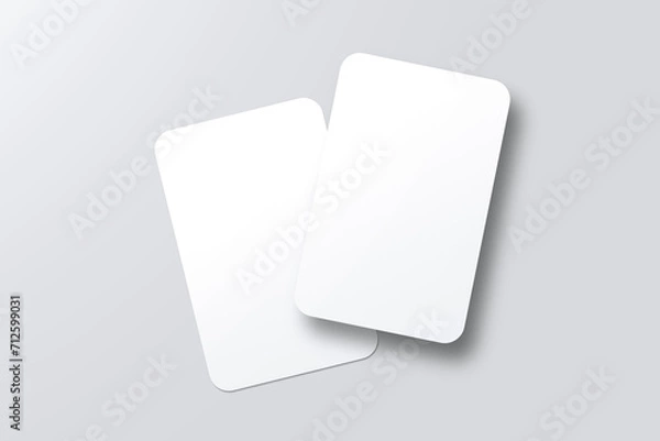 Obraz Rounded Vertical Business Card 