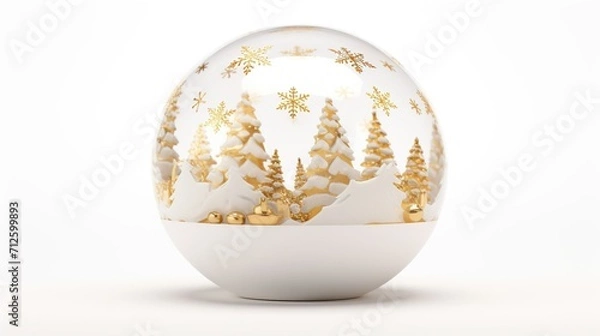 Fototapeta Home Christmas Noir Tree Scene Bauble Assortment