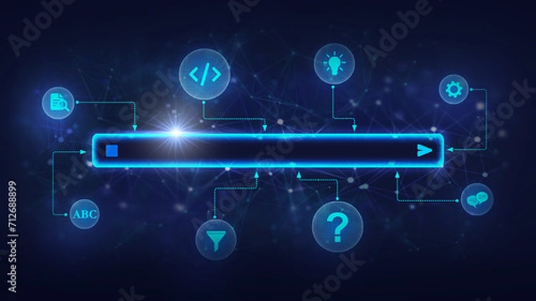 Obraz Search Generative Experience and Prompt Engineering - Conceptual Illustration