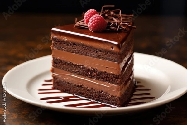 Fototapeta Chocolate Mousse Cake