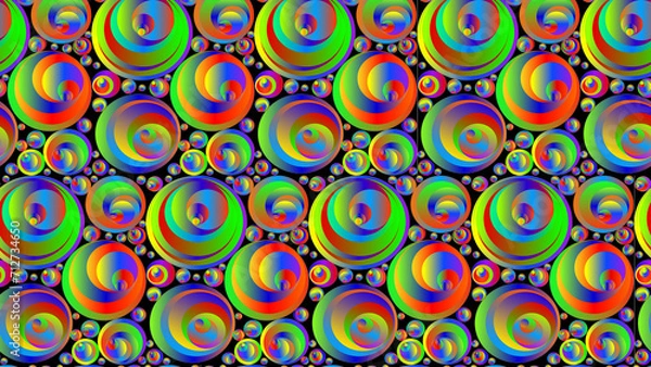 Obraz seamless pattern with circles