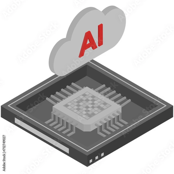 Obraz AI Cloud Chip
