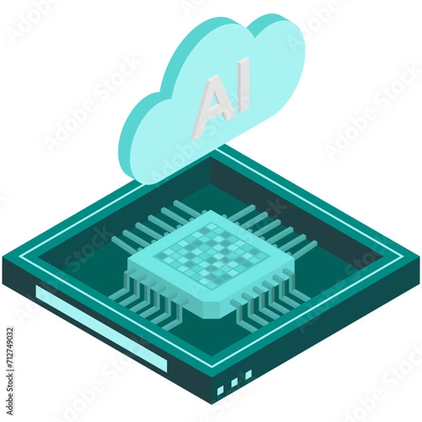 Obraz AI Cloud Chip