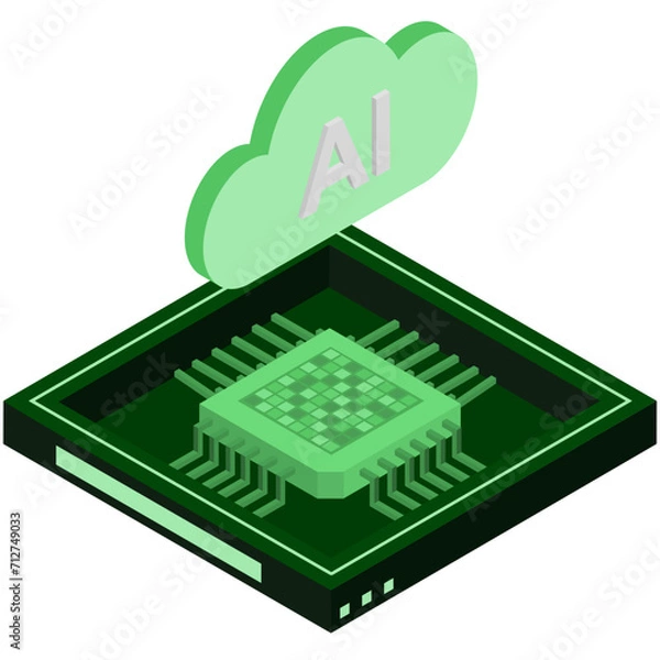 Obraz AI Cloud Chip