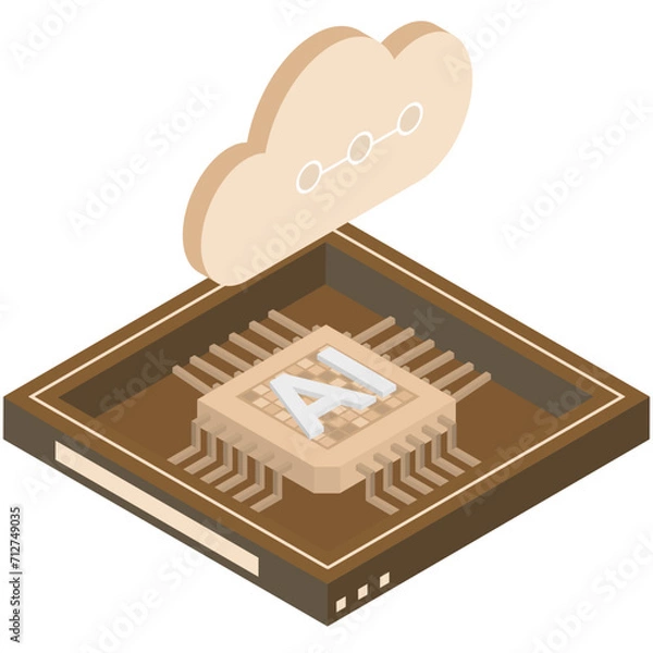 Obraz AI Cloud Chip