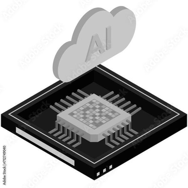 Obraz AI Cloud Chip