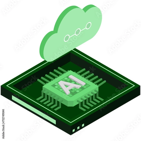Obraz AI Cloud Chip