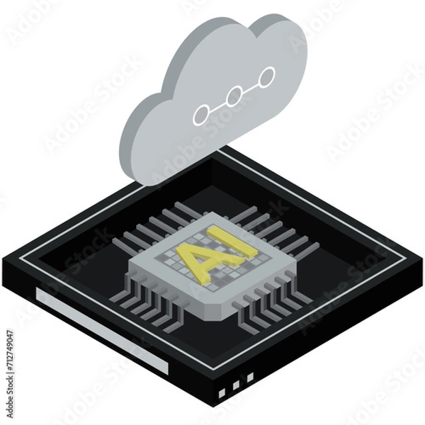 Obraz AI Cloud Chip