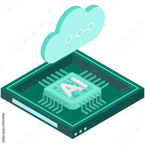Obraz AI Cloud Chip