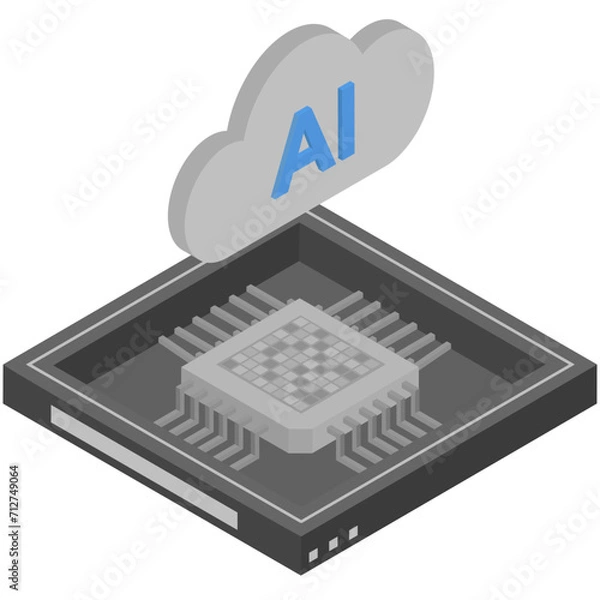 Obraz AI Cloud Chip