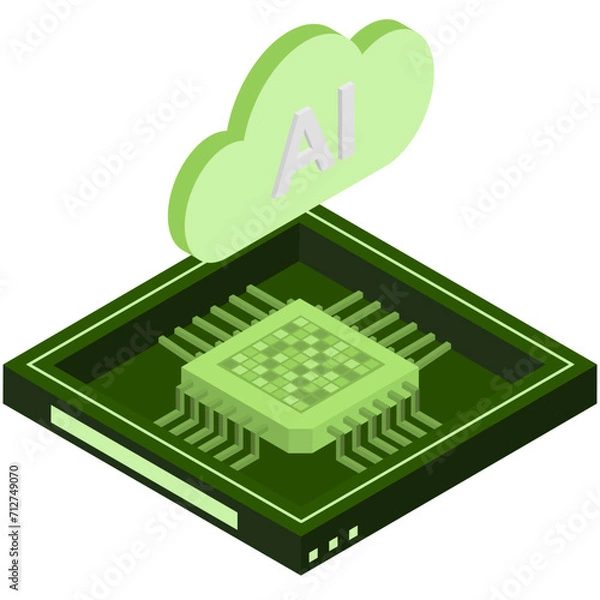 Obraz AI Cloud Chip
