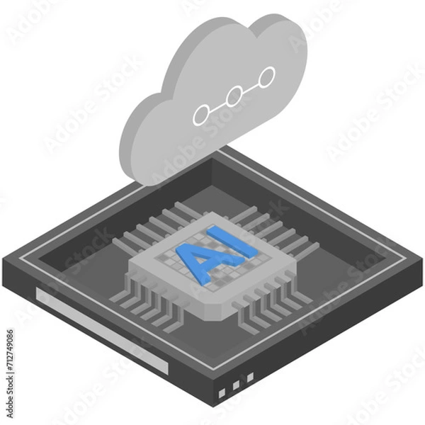 Obraz AI Cloud Chip