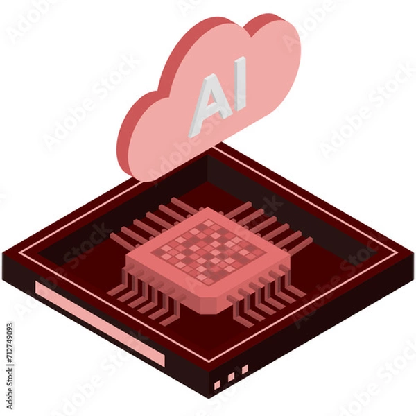 Obraz AI Cloud Chip