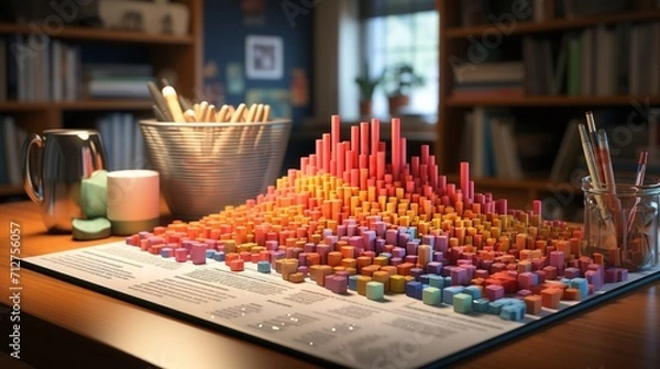 Fototapeta Insightful Health: Navigating Wellness through Data Analytics