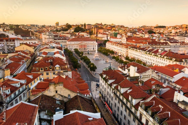 Obraz Lisbon , Rossio Square