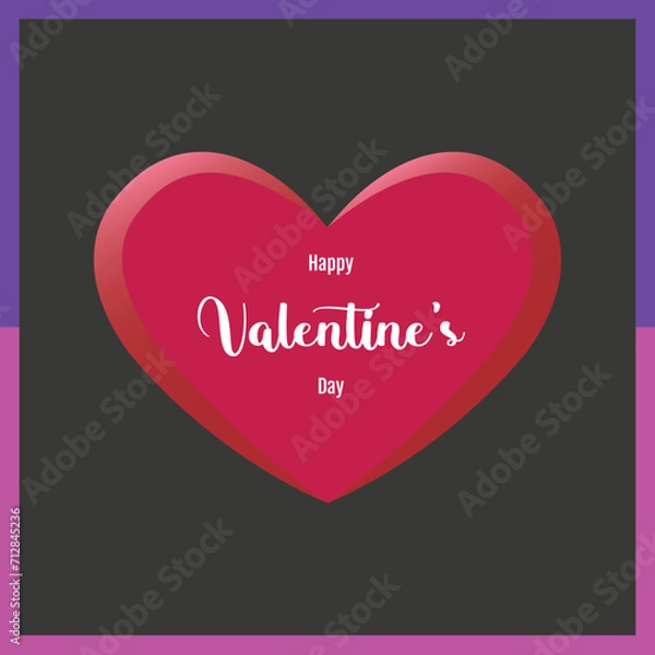 Fototapeta vector heart logo