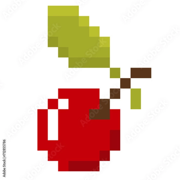 Obraz Pixel cherry