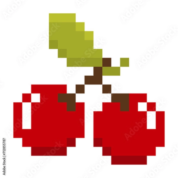 Obraz Pixel cherry