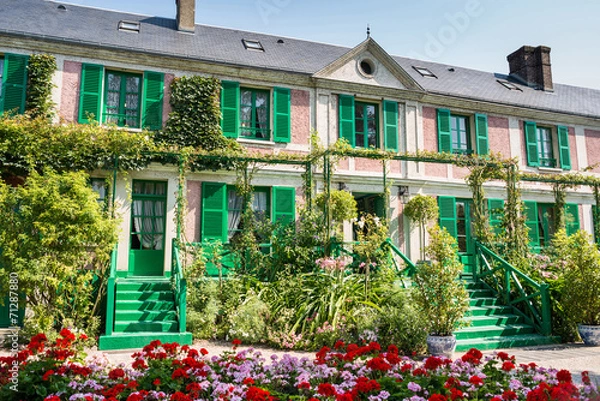 Obraz Clos Normand House of Claude Monet Garden Słynny francuski impres