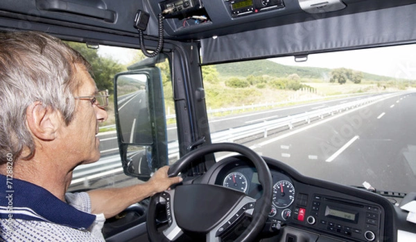 Obraz Kierowca ciężarówki
