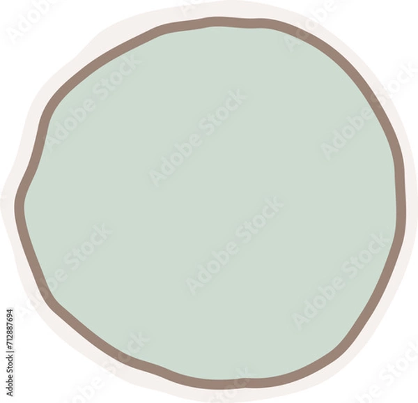 Fototapeta Doodle Frame Label