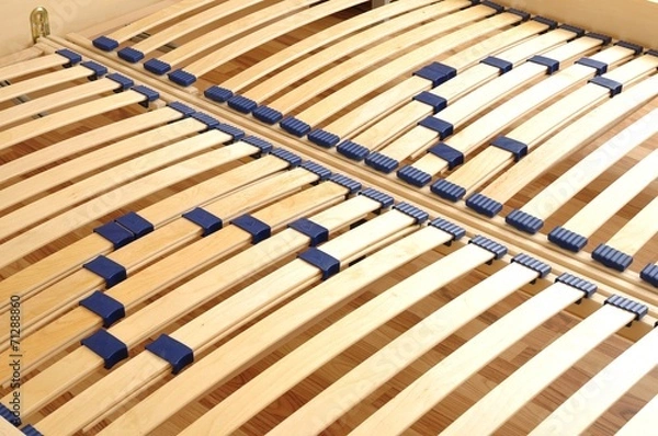 Obraz Lattenrost im Doppelbett