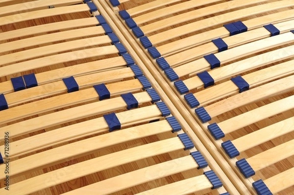 Obraz Lattenrost im Doppelbett