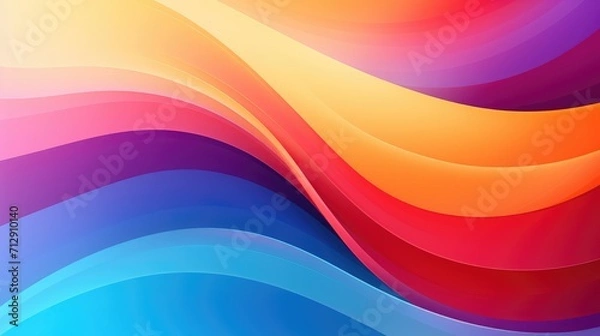 Fototapeta Abstract 2d colorful wallpaper with grainy gradients