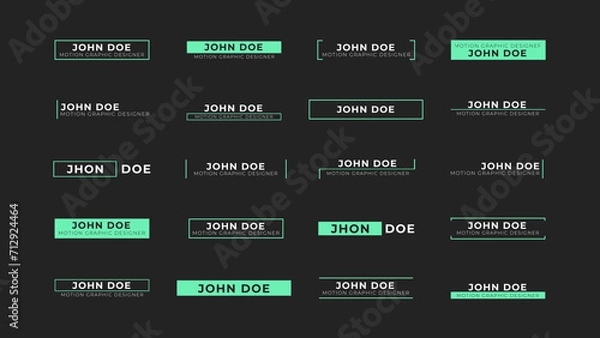 Fototapeta 20 Elegant Titles