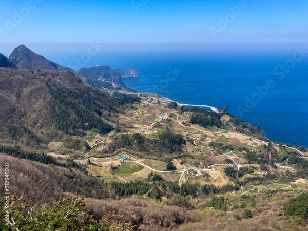 Obraz 울릉도 깃대봉전망대