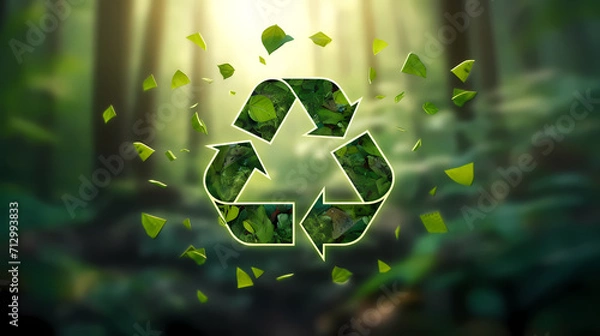 Fototapeta Environmental protection background, world environment day background, protect the environment