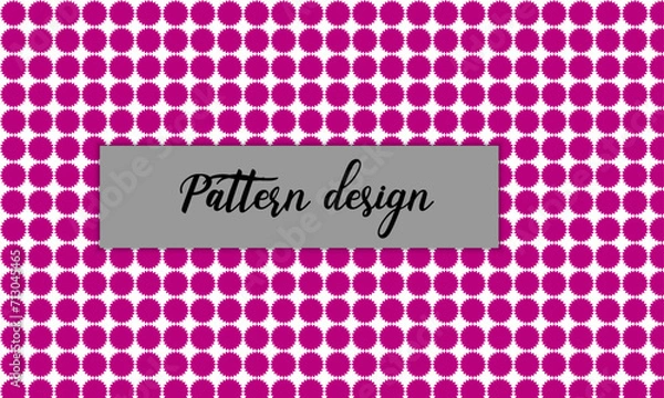 Obraz Unique floral pattern design