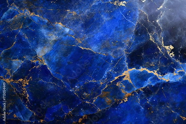Fototapeta Polished lapis lazuli stone surface texture background
