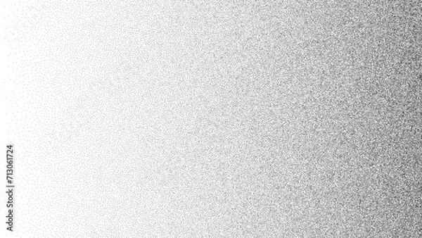Obraz Smooth gradient transition of grain. A noisy pattern similar to ink splashes. Vector illustration.