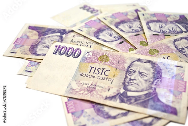 Obraz stack of paper money