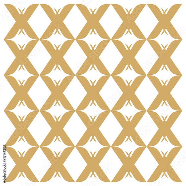 Fototapeta Geometric vector ornamental seamless patterns.