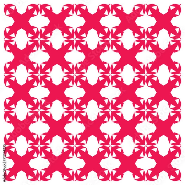 Fototapeta Geometric vector ornamental seamless patterns.