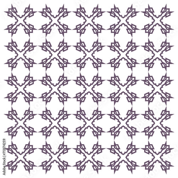 Fototapeta Geometric vector ornamental seamless patterns.