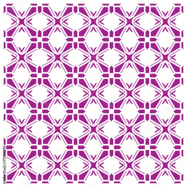 Fototapeta Seamless ornamental elegant geometric patterns. Textile ornament