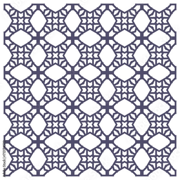 Fototapeta Seamless ornamental elegant geometric patterns. Textile ornament