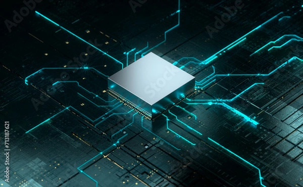 Obraz CPU Circuit Board