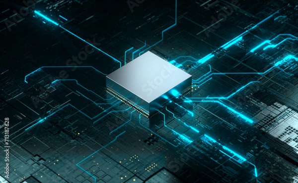 Obraz CPU Circuit Board