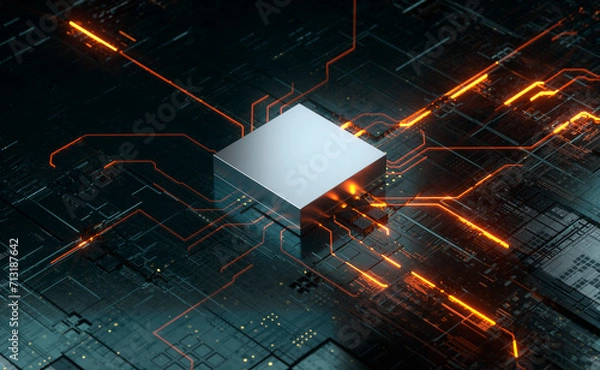 Obraz CPU Circuit Board