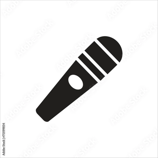 Obraz mic vector icon line template